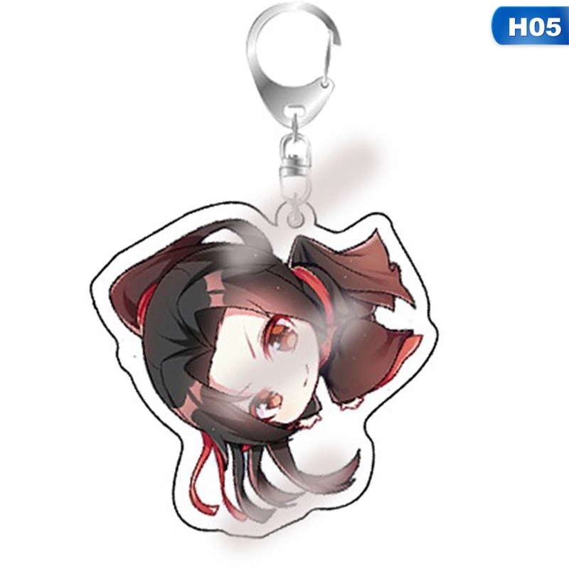 flowersqueen Móc khóa phong cách Anime độc đáo