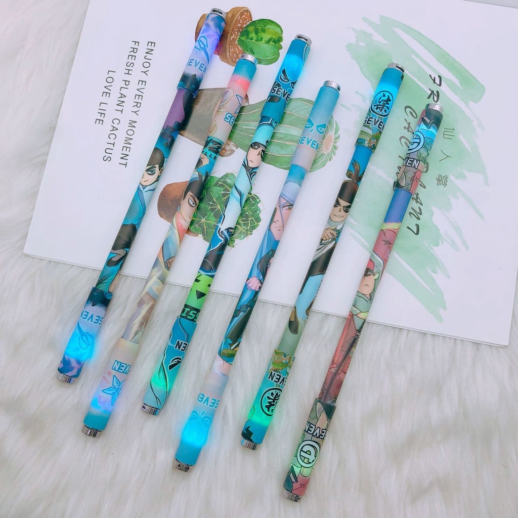 Bút Mực Gel Cỡ Ngòi 0.5mm Hình Demon Slayer Độc Đáo