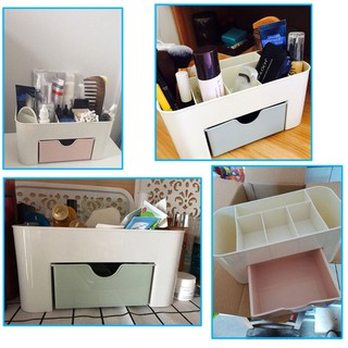 HỘP NHỰA ĐỰNG MỸ PHẨM CÓ NGĂN KÉO