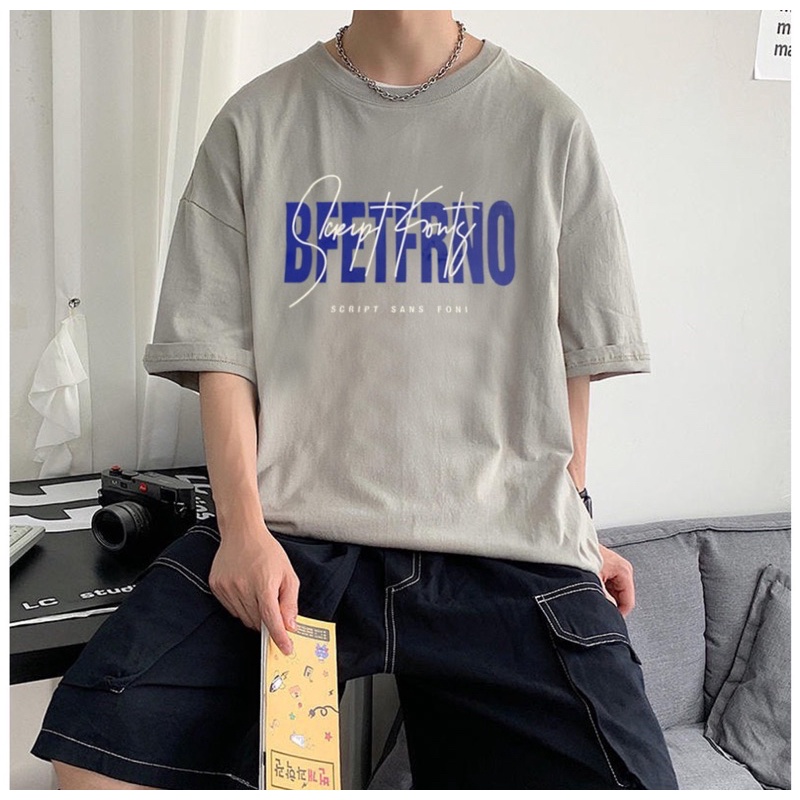 [Mã FAMARAL1 giảm 10K đơn 50K] Áo thun phông nam nữ PINK tay lỡ form rộng BFETFRNO Unisex