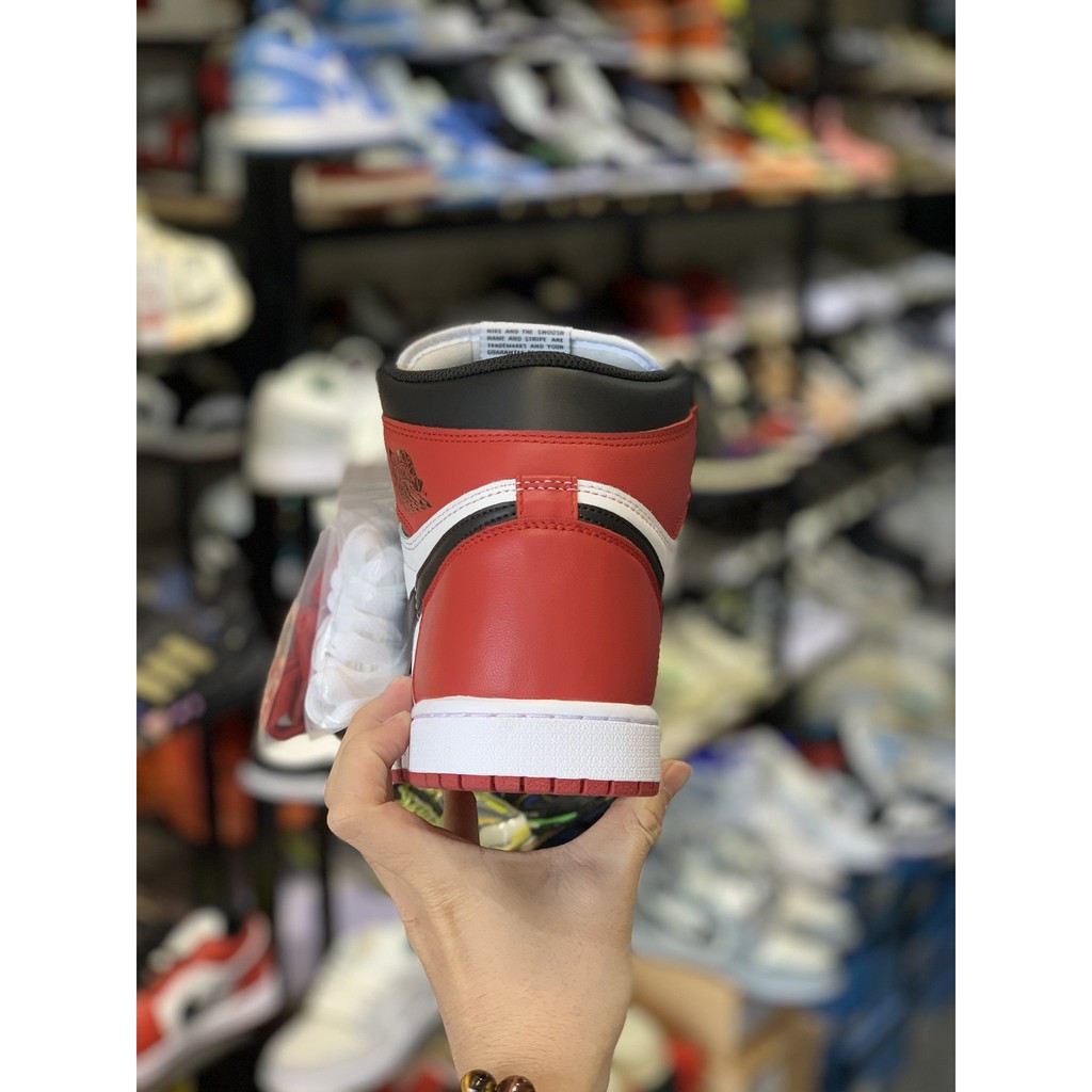 (FREESHIP) Giày thể thao AIR JORDAN 1 hightop cổ cao blacktoe | BigBuy360 - bigbuy360.vn