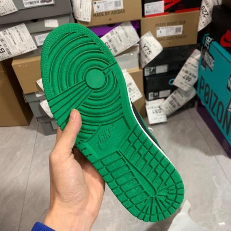 Giày Air Jordan 1 High Green màu xanh đen | Bản Cao cấp