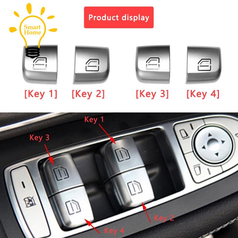 Công tắc cửa sổ xe ô tô cho Mercedes Benz C Class W205 C180 C200 C260 C300 C63 W204 2