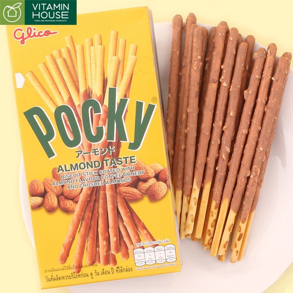 [VITAMIN HOUSE] Bánh que Pocky hạnh nhân 43.5g