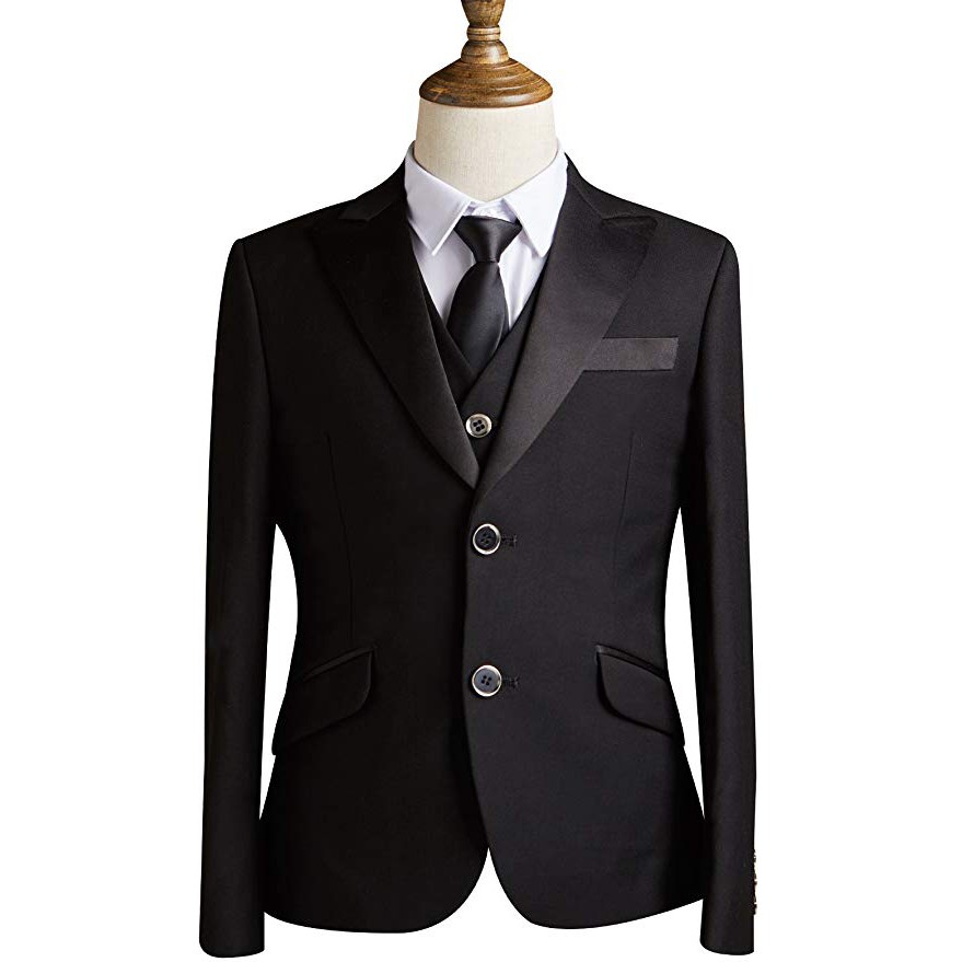 Bộ Vest - Bộ suit đen cho bé trai - VEST SUIT NXB0042 | BLACK