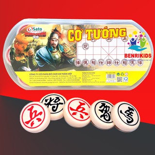 Cờ Tướng Truyền Thống Chất Liệu Bột Đá Cực Bền Cực Đanh Hãng Sato