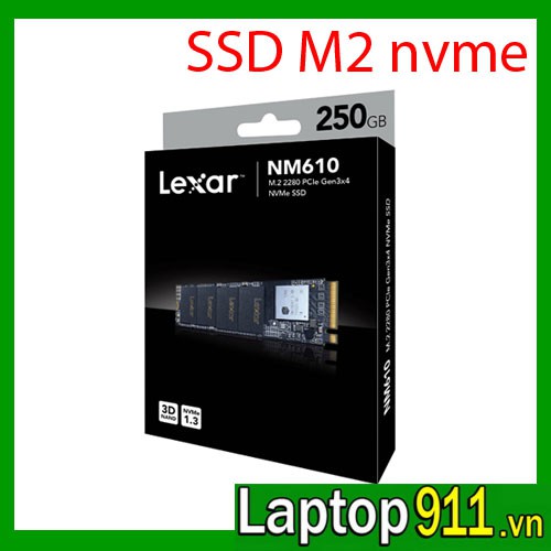 ổ cứng ssd M2 nvme PCLe 250gb 256gb lexar tốc độ cao bảo hành 3 năm