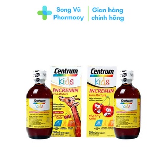 Siro Centrum Kids Incremin Iron Mixture Của Úc - Chai 200ml