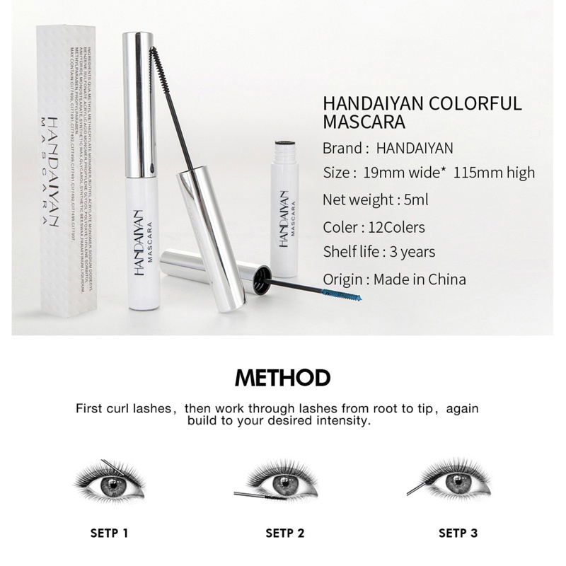 Mascara Sợi Tơ 4D Làm Dài Và Dày Mi Lâu Trôi brroa