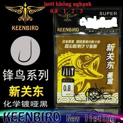 Lưỡi Keenbird Nhật không ngạnh, loại siêu bền Size từ 0.8-3