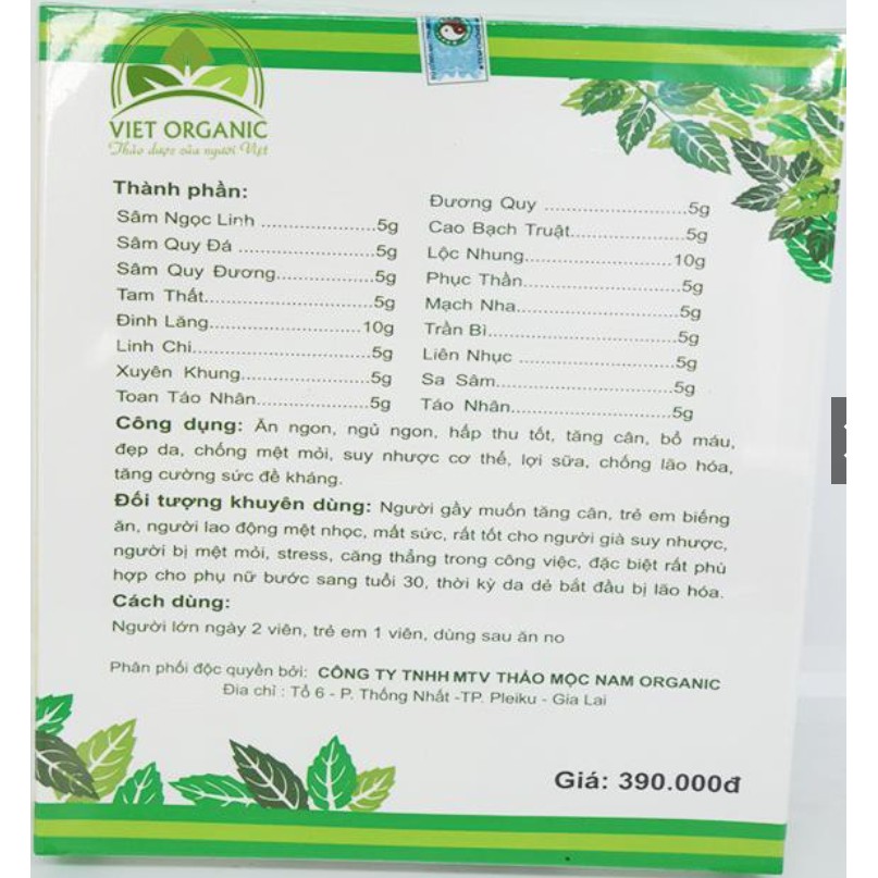 Sâm bổ kiện Thảo Mộc Nam Hàng Chuẩn Chính Hãng | BigBuy360 - bigbuy360.vn