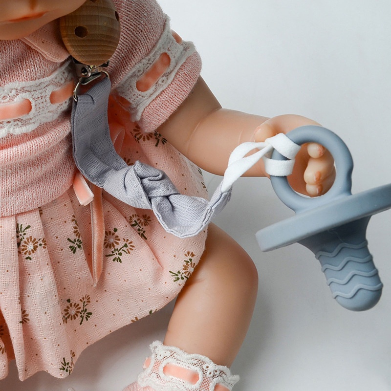 Giá Đỡ Núm Vú Giả Bằng Vải Cotton Dạng Kẹp Tiện Lợi Dành Cho Em Bé