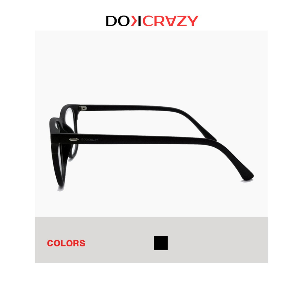 Gọng kính cận vuông nam nữ local brand SINO DOKCRAZY mắt không độ giả cận thời trang có thể cắt mắt phong cách retro | BigBuy360 - bigbuy360.vn