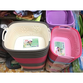  Giỏ hoa nhựa Việt Nhật có quai - Giỏ đựng đồ chơi, quần áo tiện dụng