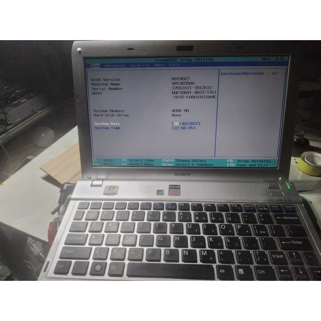 Xác laptop sony pcg 31311w