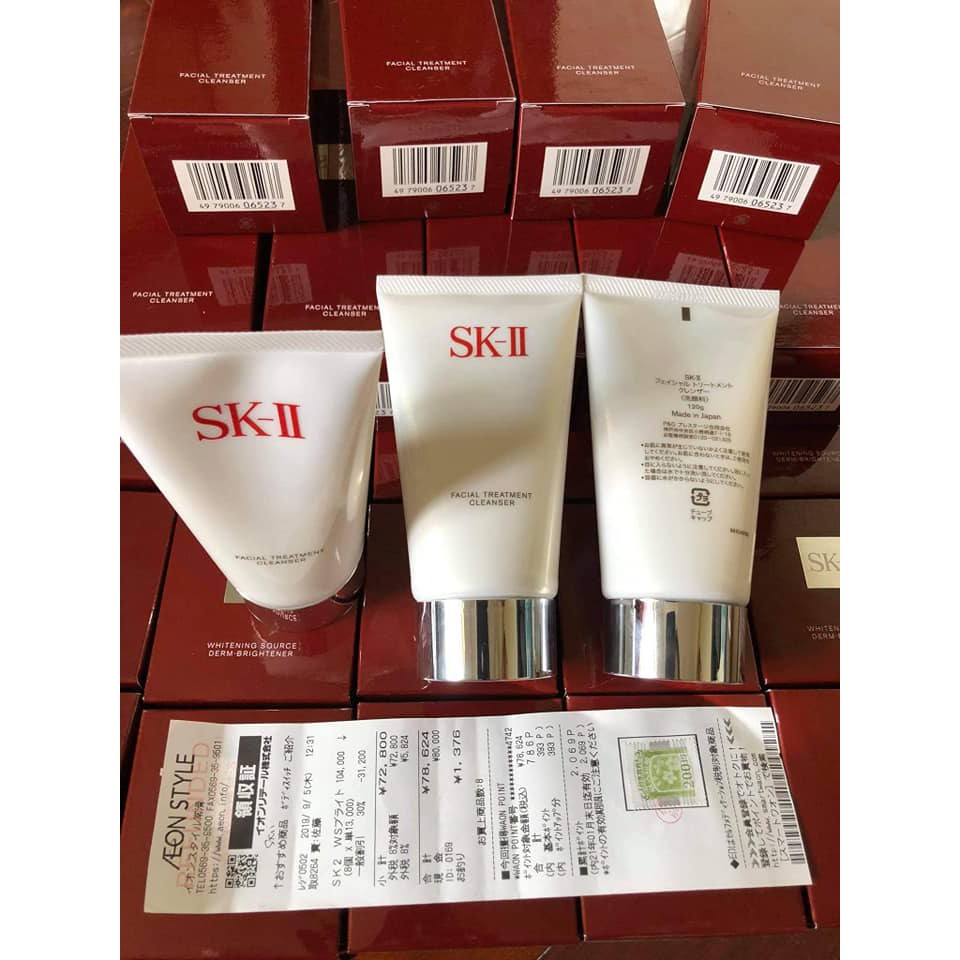 [MỸ PHẨM NỘI ĐỊA SKII] Sữa rửa mặt SKII fullsize 120gr