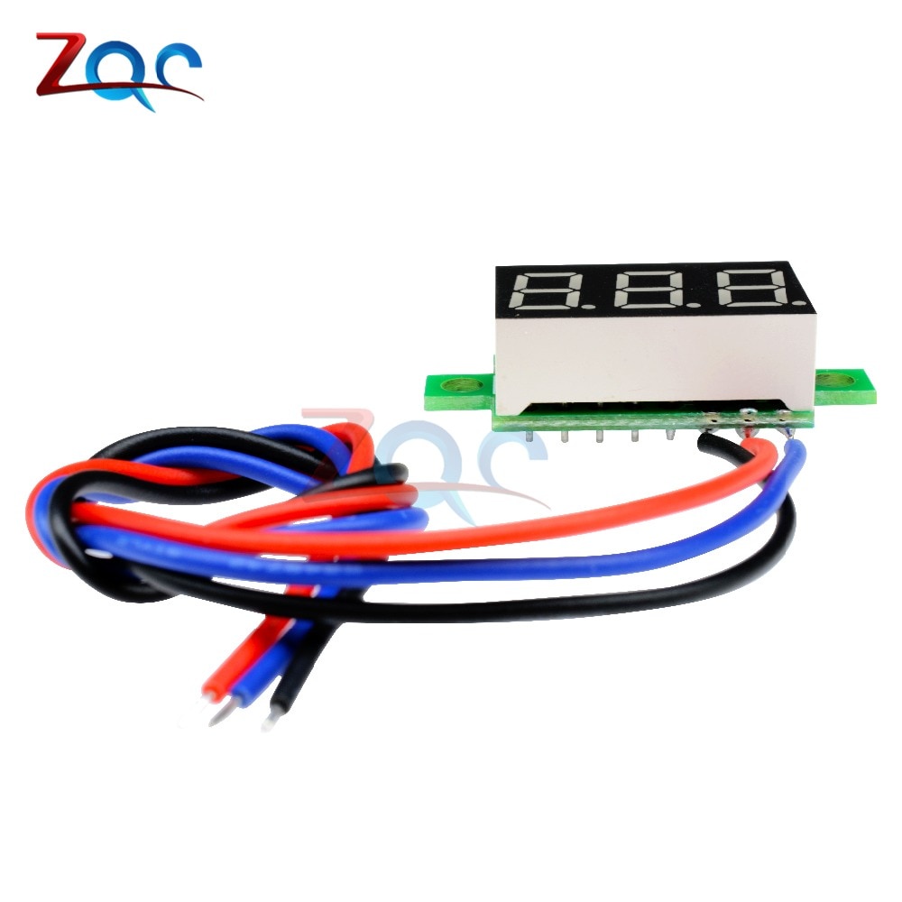 Vôn Kế Kỹ Thuật Số 0.36 inch 0.36 "DC 0-30V Có 3 Dây