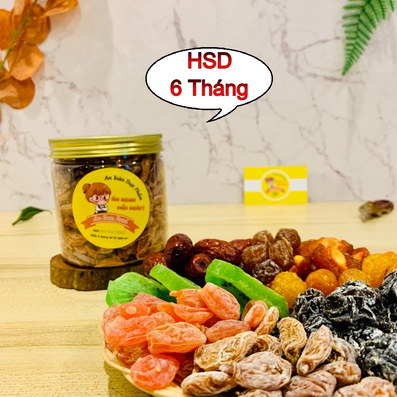 [Hàng Xuất Khẩu] Đào Bao Tử Trộn Ớt - Xí Muội Không Hạt [ LOẠI 1 ] Hũ 355G Ô Mai Vị Chua Ngọt Cay – Quà Tặng Ăn Vặt