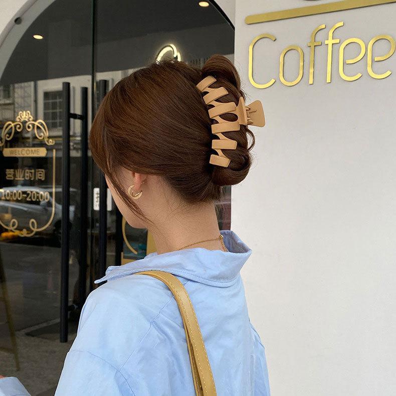 Kẹp Tóc Cỡ Lớn Thiết Kế Đơn Giản Thời Trang Cho Nữ