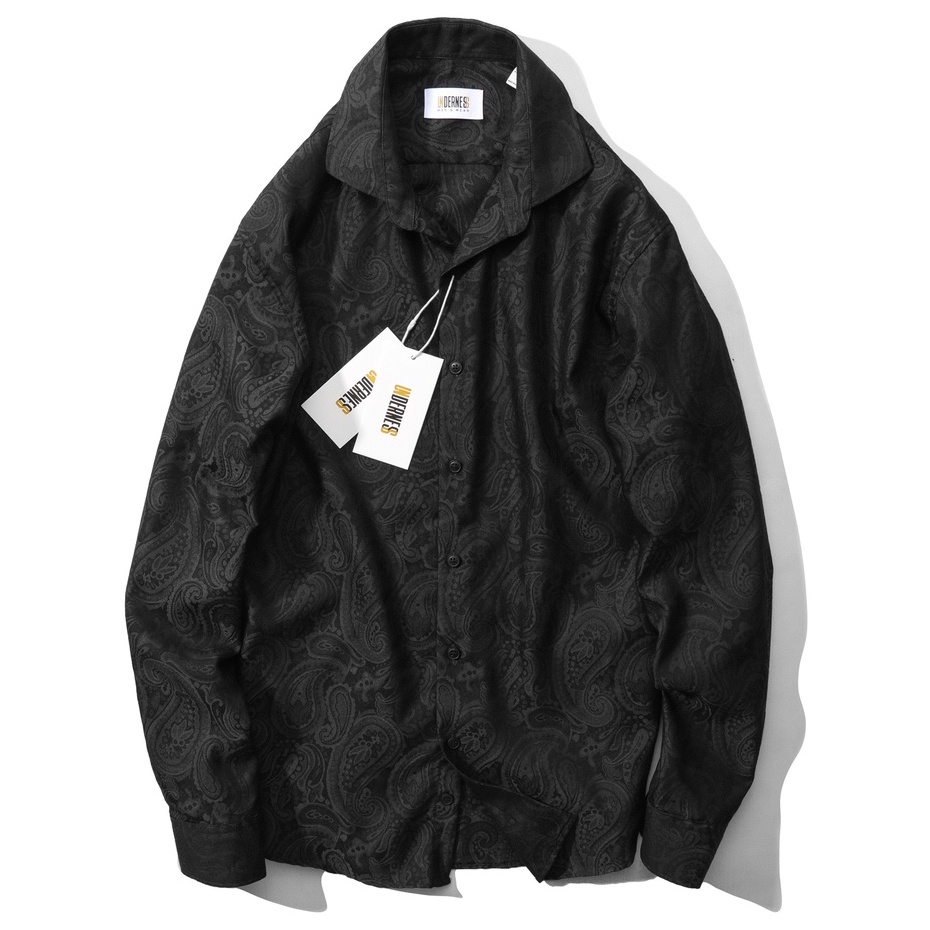 Áo sơ mi nam dài tay hoạt tiết chất liệu vải cotton cao cấp DICYDE HT.UD.04