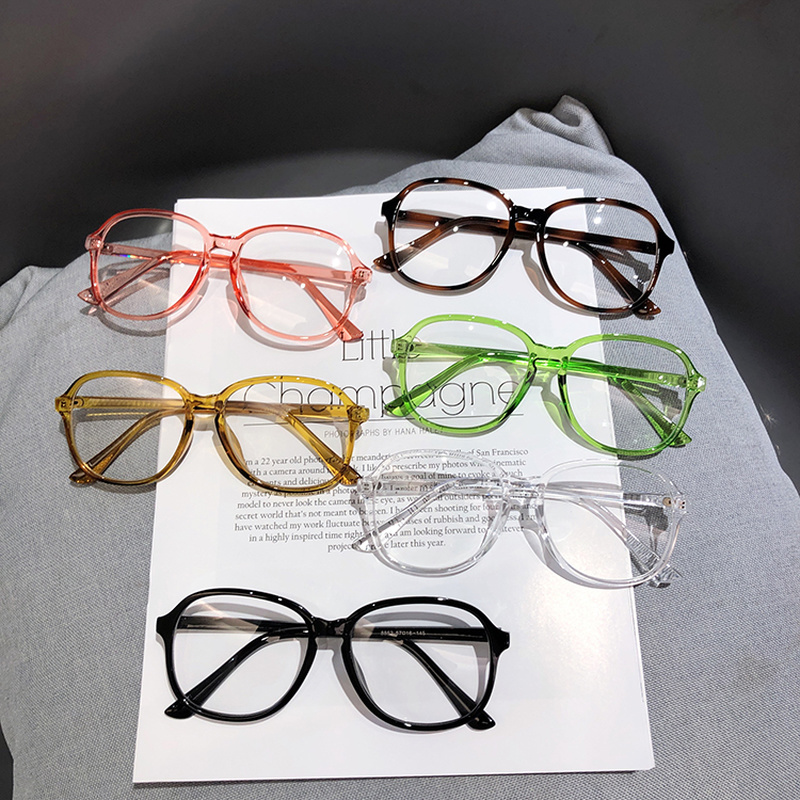 Roselife Vintage Style Square Frame Clear Lens big Eyeglasses Women man unisex Eyewear