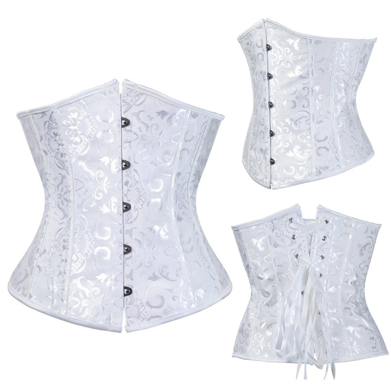 Áo Nịt Ngực Corset Họa Tiết Tranh Sơn Dầu Plus Size Cho Nữ