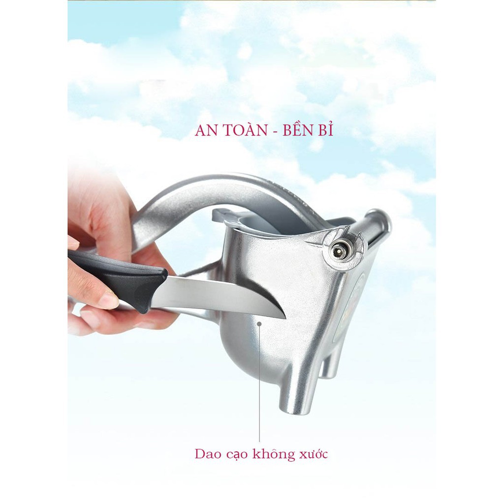 [LOẠI TỐT] Máy ép trái cây cầm tay hợp kim Nhôm công nghệ cao cấp