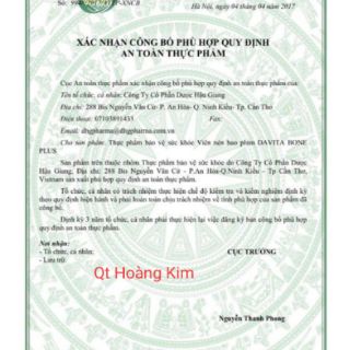 Thực phẩm bổ sung Davita bone plus