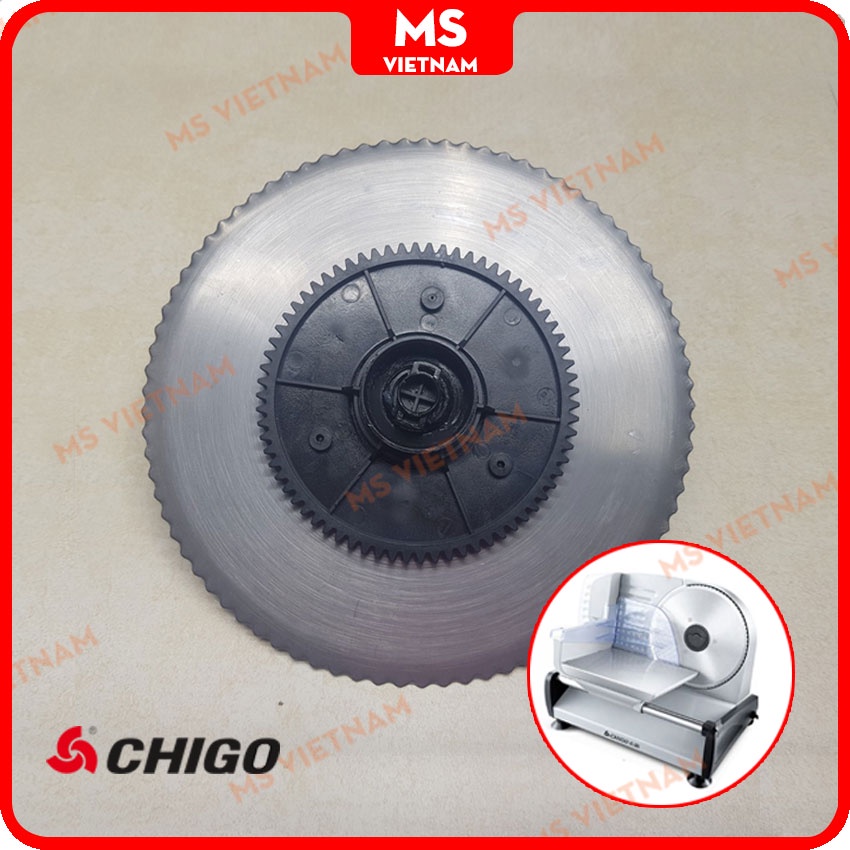 Lưỡi Dao Thay Thế Cho Máy Thái Thịt Đông/Thịt Chín Mini Đường Kính 190mm - MS Vietnam Plus