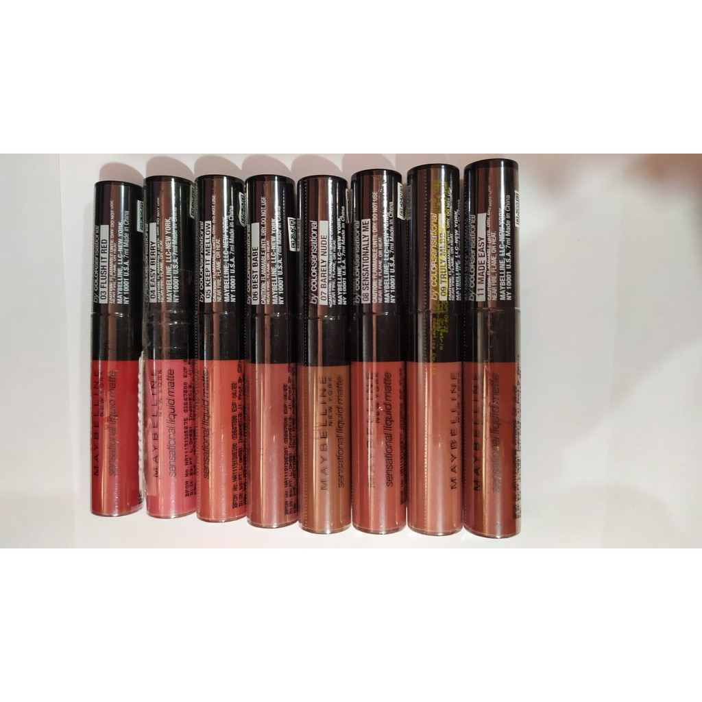 (Hàng Mới Về) Son Kem Lì Maybelline Sensational 1