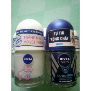 [GIẢM GIÁ] Lăn Khử Mùi Nivea 12ml Nam Nữ [SDC]