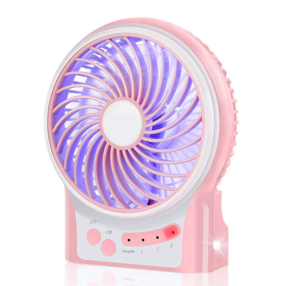 Quạt Mini Để Bàn Có Thể Điều Chỉnh Và Sạc Lại Tiện Dụng