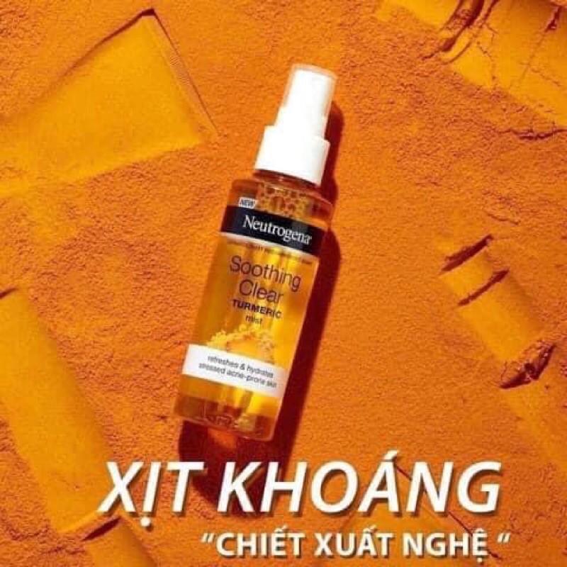 XỊT #KHOÁNG CẤP ẨM NEUTROGENA CURCUMA CLEAR TINH CHẤT NGHỆ TƯƠI