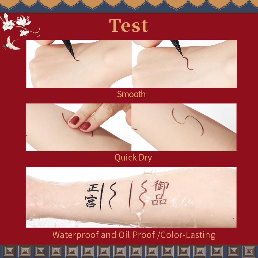 Bút Kẻ Mắt Dạng Lỏng ZEESEA Thiết Kế Vỏ Theo Phong Cách Trung Hoa Cổ Điển 0.6g | BigBuy360 - bigbuy360.vn