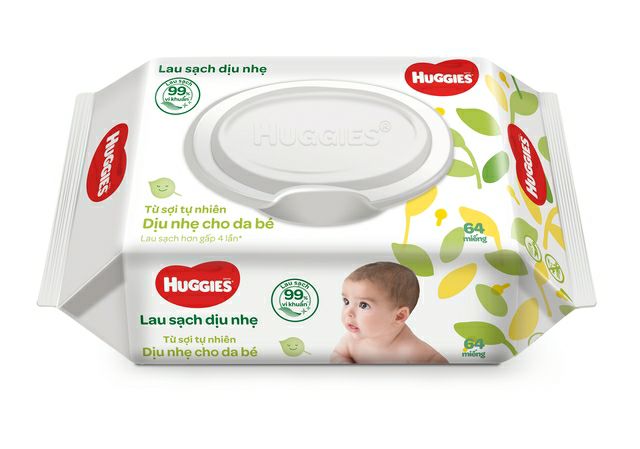 Khăn ướt Huggies 64 miếng