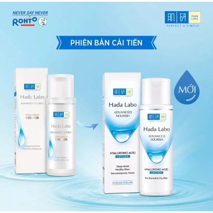 Dung dịch dưỡng ẩm tối ưu Hada Labo Advanced Nourish Lotion cho da thường và da khô 170ML