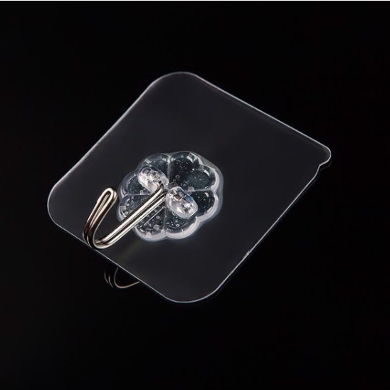 Móc dán tường trong suốt treo đồ tiện dụng
