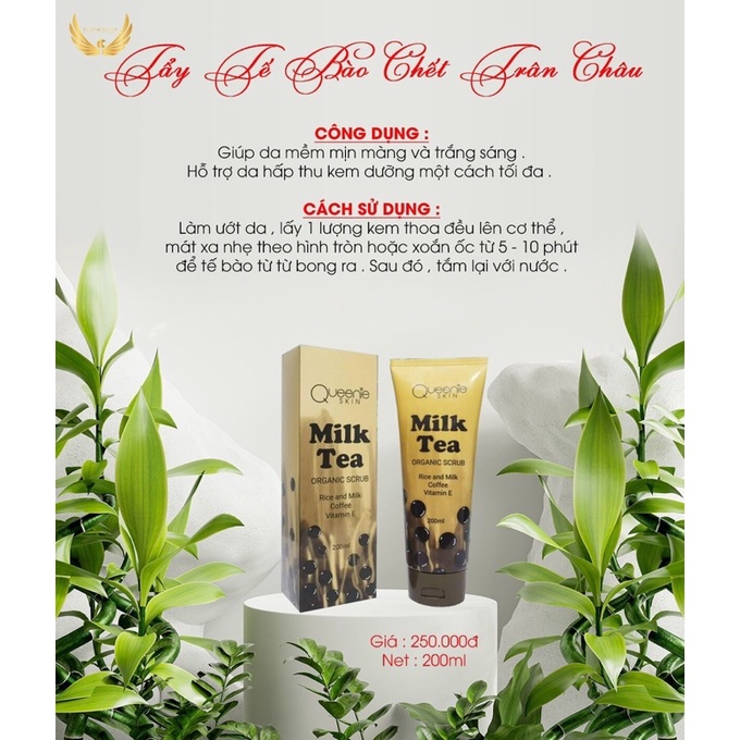 &lt;CHÍNH HÃNG GIÁ SỈ&gt; TẨY TẾ BÀO DA CHẾT TRÂN CHÂU QUEENIE SKIN