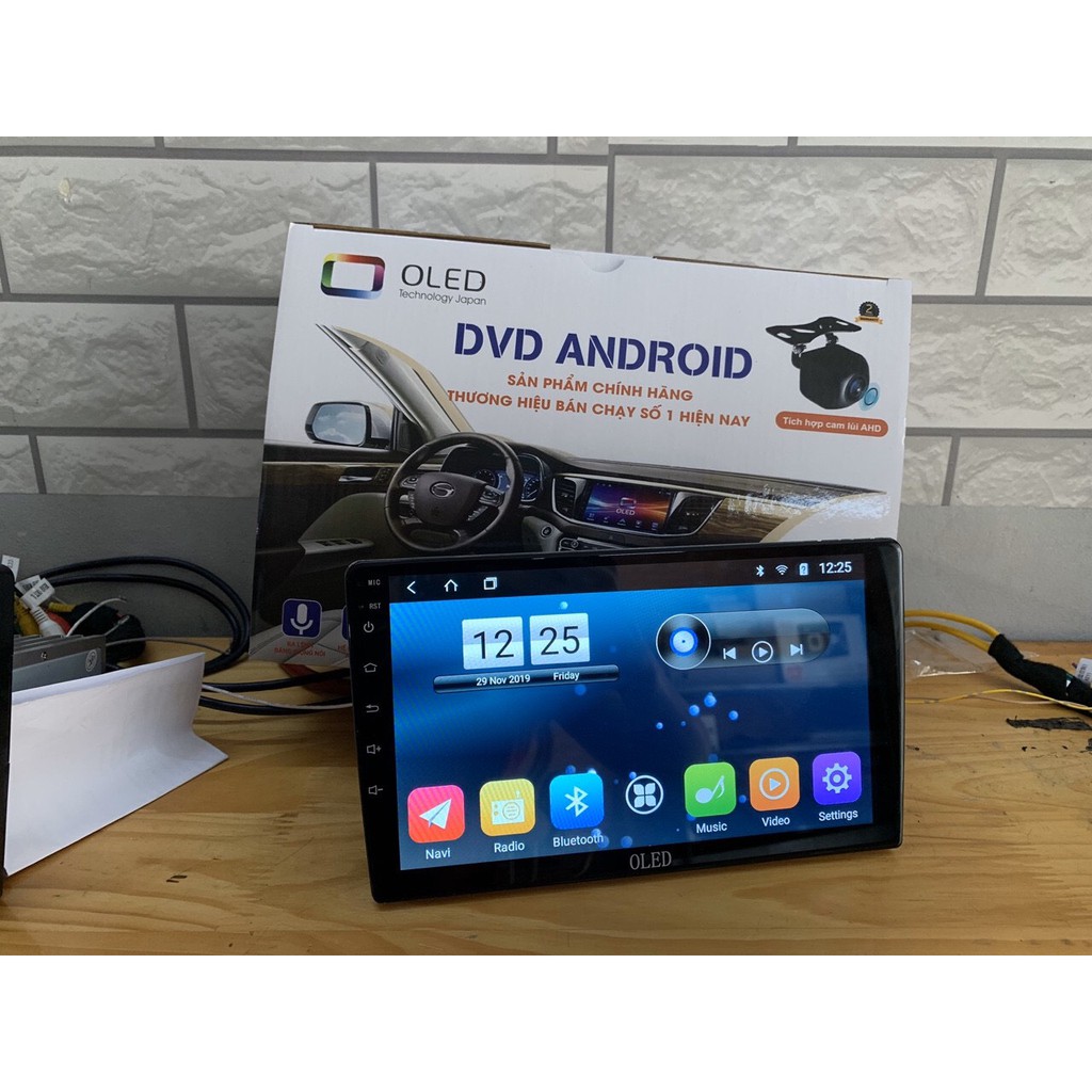 Vios_Màn hình Android OLED C2 theo xe Toyota Vios 2014-2018 hành cắm giắc zin Ram 2GB, bộ nhớ 32GB.