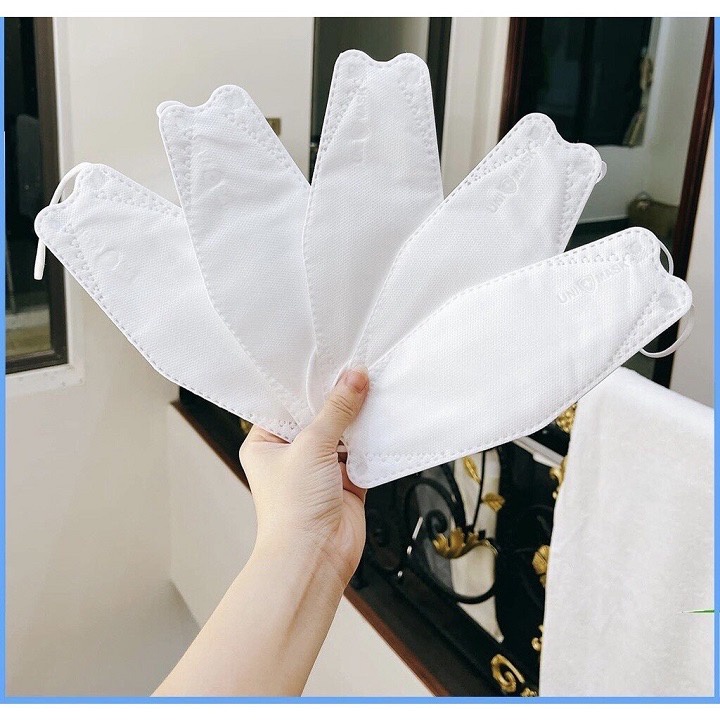 Khẩu Trang 4 Lớp Uni Mask KF94 Kháng Khuẩn Chống Bụi Min, Khẩu Trang Kháng Khuẩn Hàng Hàn Chất Liệu Cao Cấp