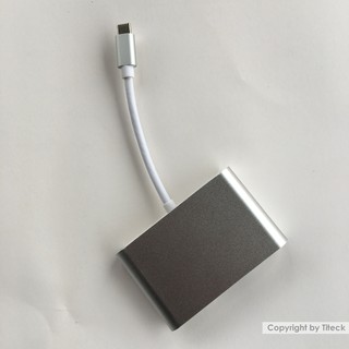 Cáp Chuyển Đổi USB Type C Sang VGA Và Usb 3.0