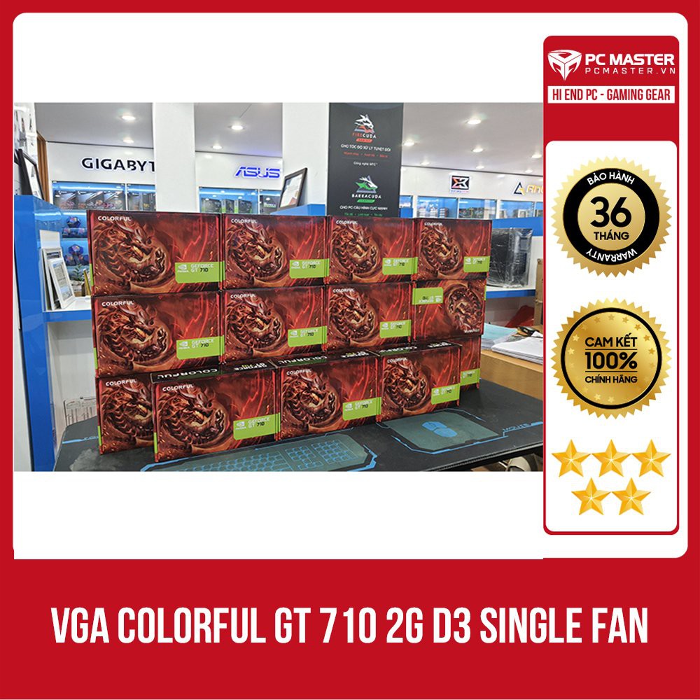 VGA Colorful GT 710 2G D3 Single Fan (GT710-2GD3-V) hàng chính hãng, giá tốt nhất Shopee