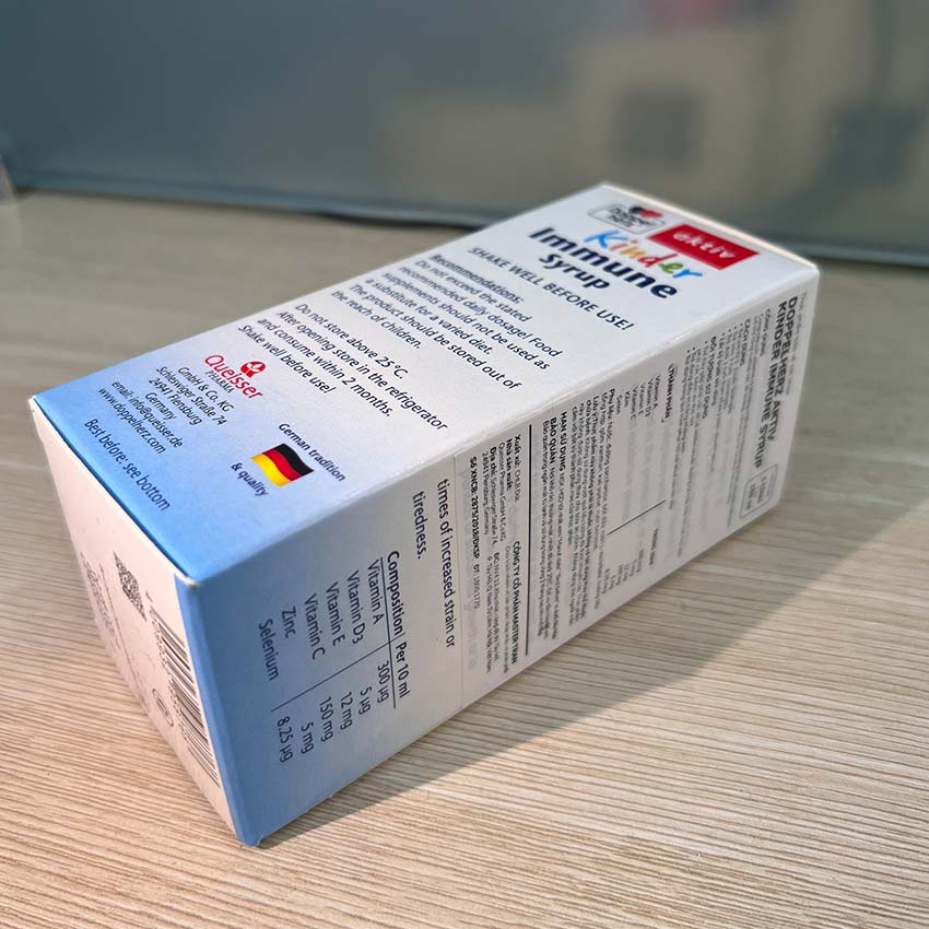 Kinder Immune Syrup (Nhập Khẩu Từ Đức) -  Chai siro 150ml Tăng Cường Chức Năng Hệ Miễn Dịch Cho Trẻ - cvspharmacy
