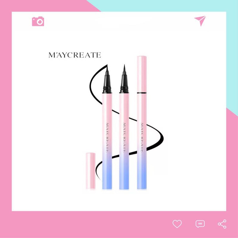 Bút Kẻ Mắt MayCreate Eyeline Không Thầm Nước BK12