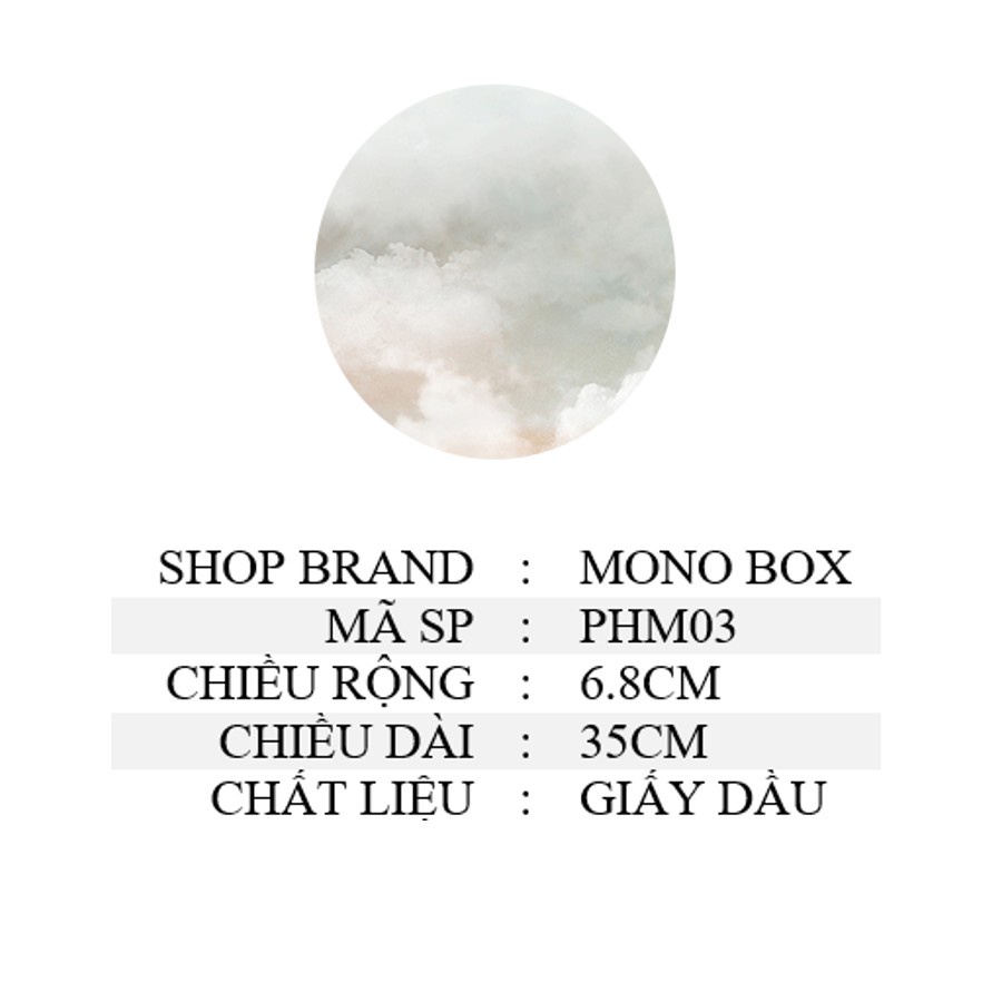 Washi tape hiện đại chiết phong cảnh  trang trí sổ đẹp MONO BOX PHM03
