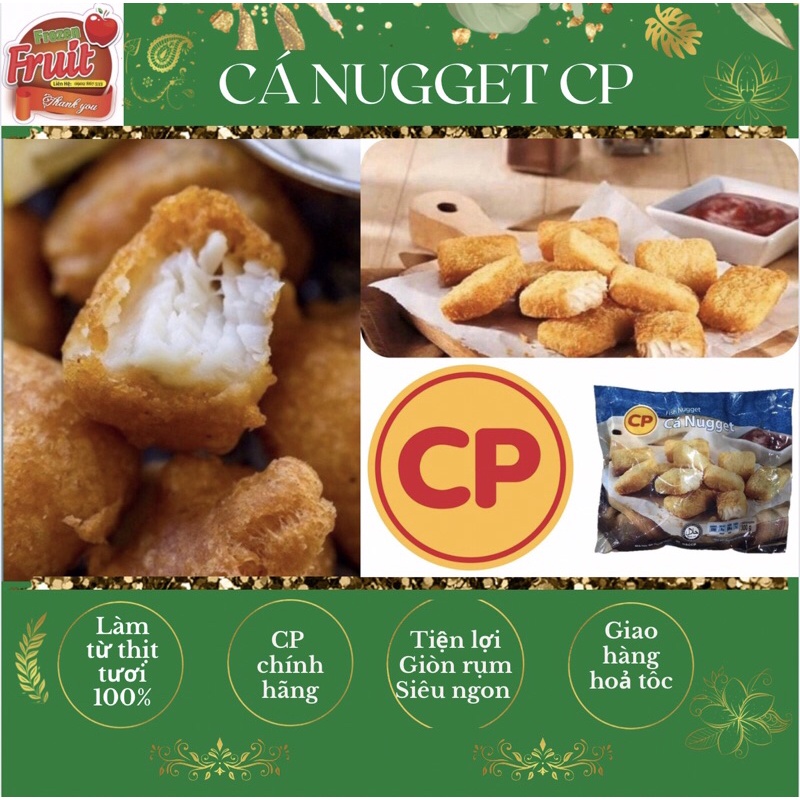 NUGGET CÁ CP chiên giòn siêu ngon (giao siêu tốc HCM) ưu