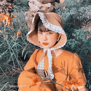 Mũ cói VINTAGE style Korea 👒👒