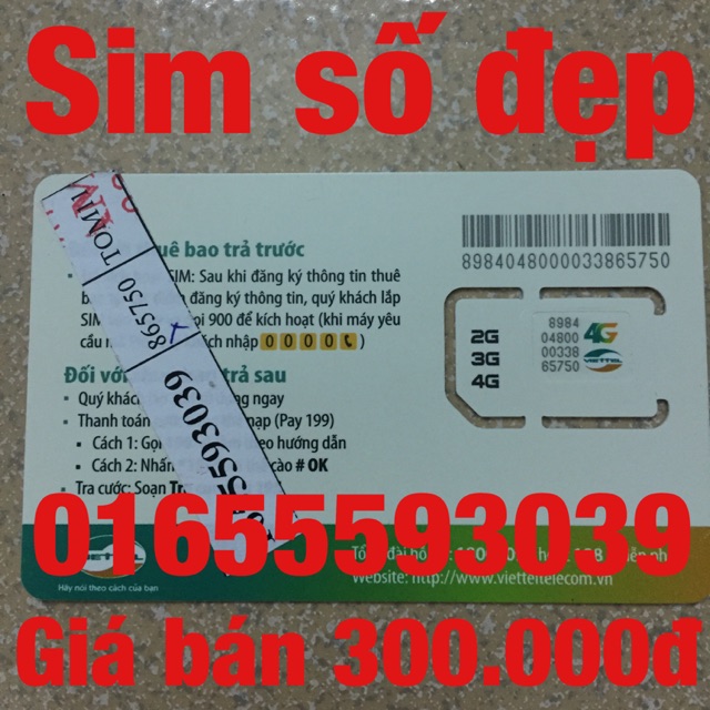 Sim số đẹp