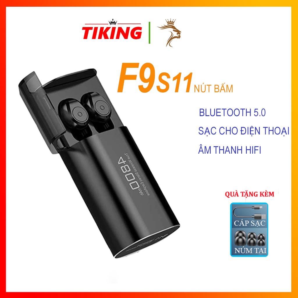 Tai Nghe Không Dây Bluetooth F9-S11 Pro Nút Bấm