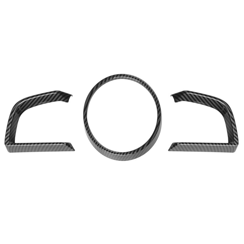 Khung Viền Sợi Carbon Trang Trí Bảng Điều Khiển Xe Hơi Mazda 3 Axela 2014-2018